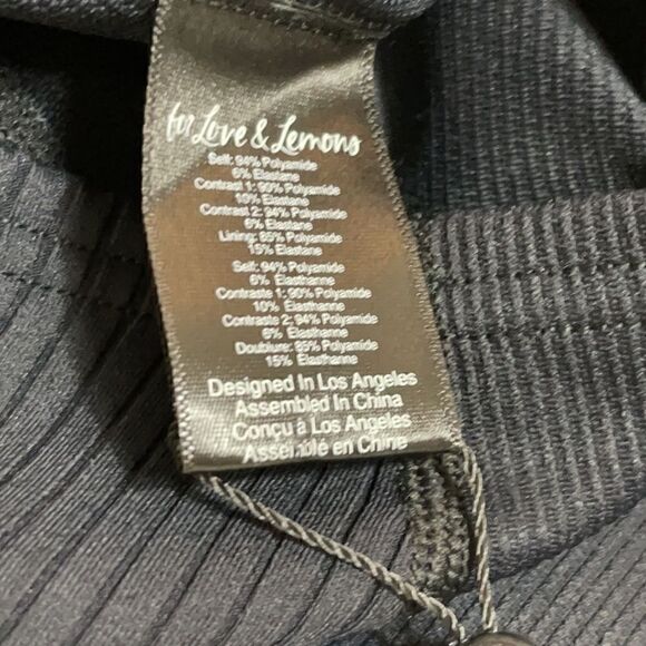 For love and lemons leggings Womens size small black active high waisted New - Picture 6 of 8